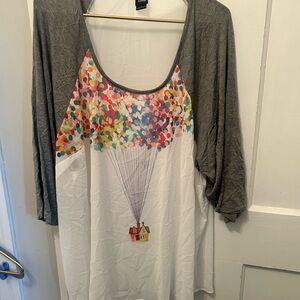 Torrid Disney Up long sleeve Shirt 4X